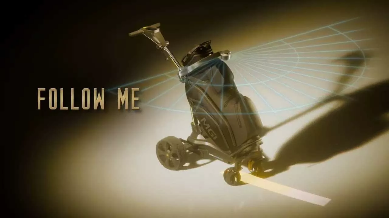 Chariot suiveur MGI Halo : Follow Me et GPS | Corner Golf